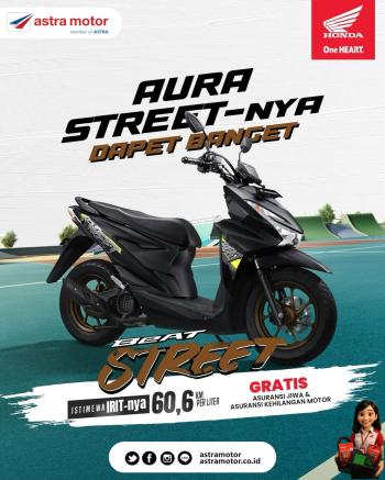 Tampil Beda dengan Aura Street: Honda BeAT Street Jadi Andalan Generasi Eksis di Lampung